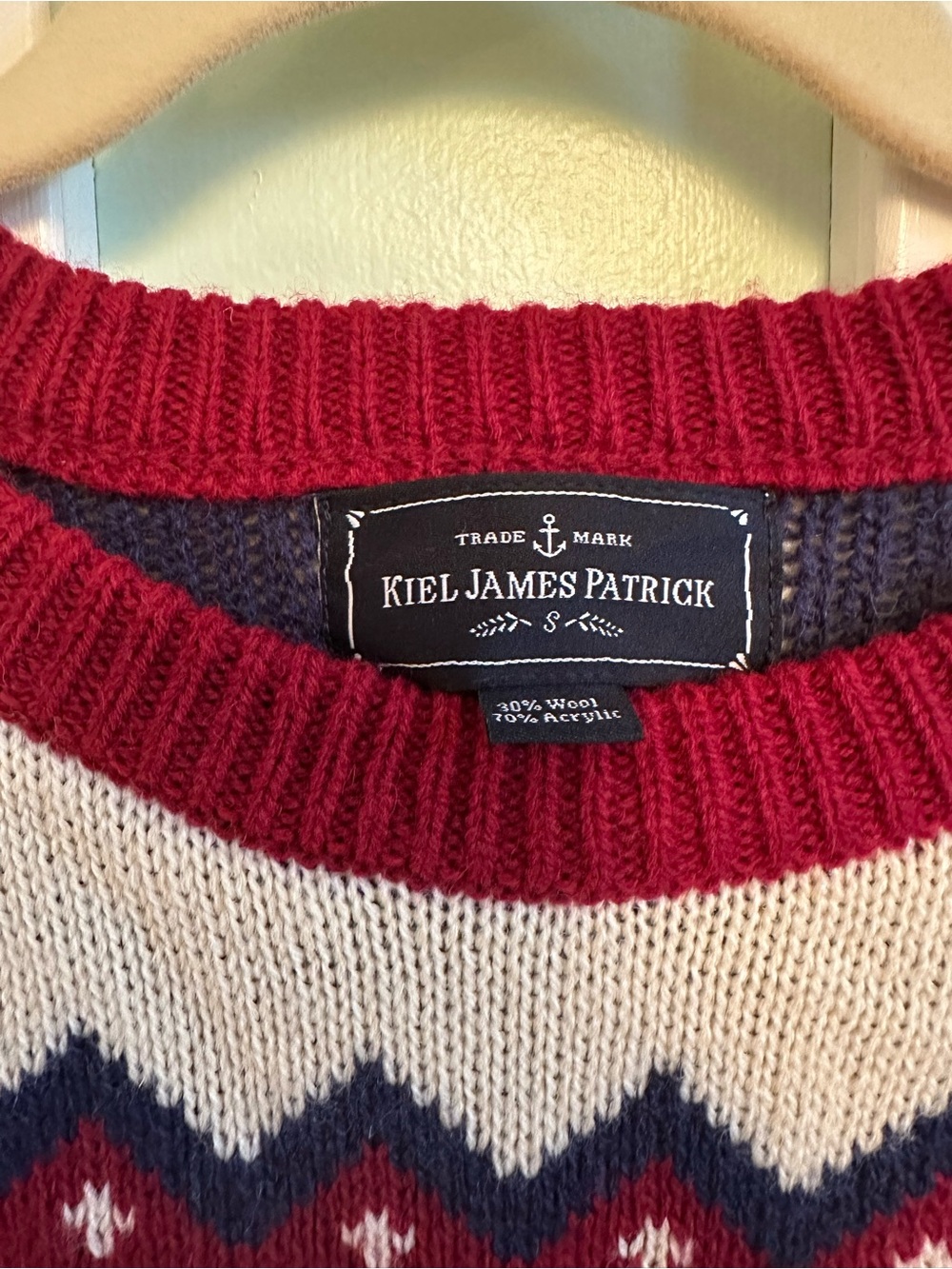 Kiel James Patrick Lovebird Fair Isle Sweater - Picture 4 of 6